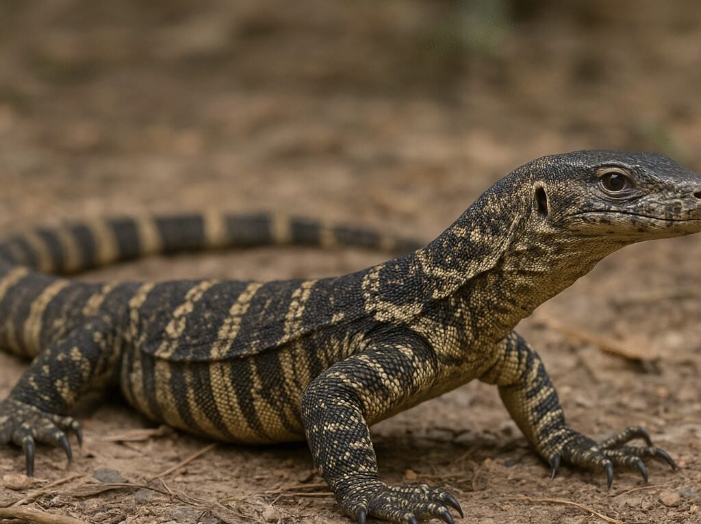Waran paskowany timorski – Varanus timorensis