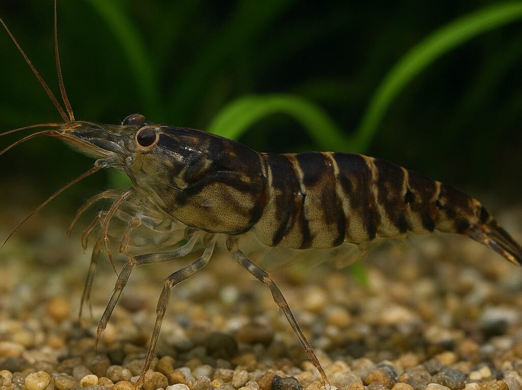 Krewetka tigarina – Caridina tiger (Caridina mariae)