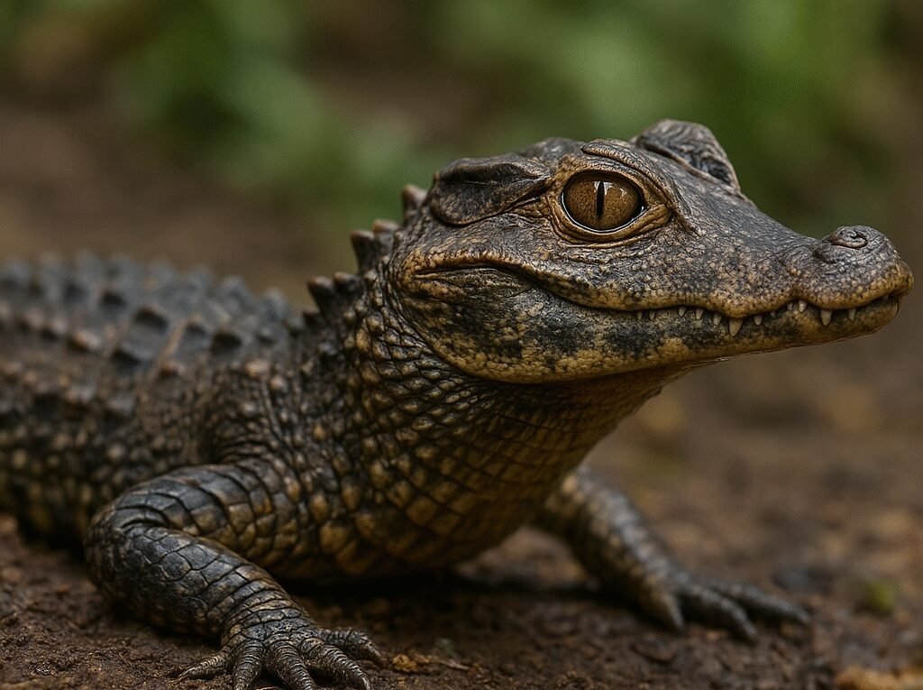 Kaimanik karłowaty – Paleosuchus palpebrosus