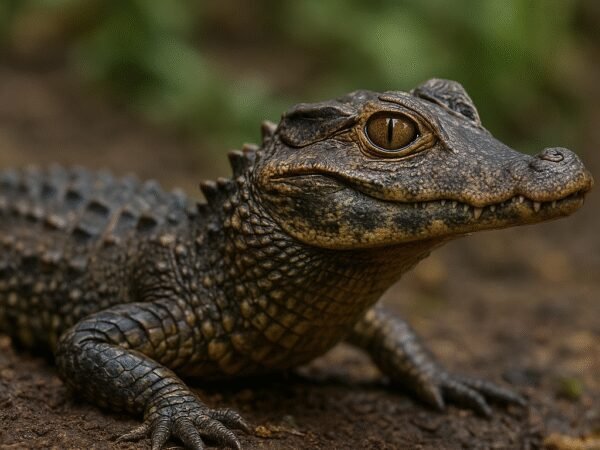 Kaimanik karłowaty – Paleosuchus palpebrosus