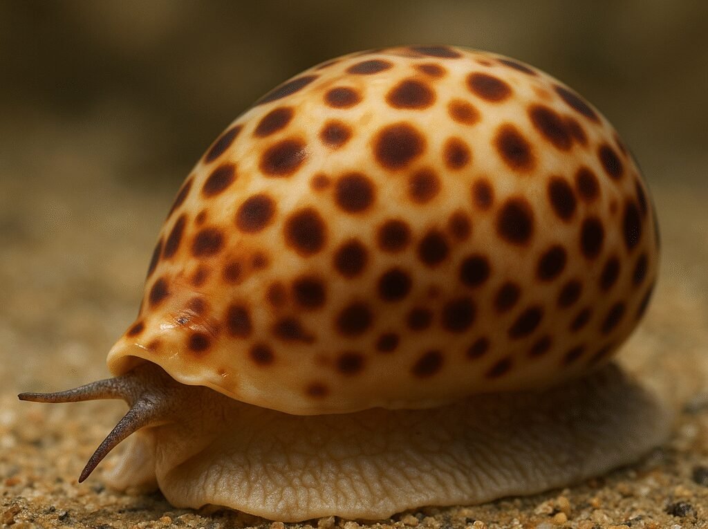 Ślimak porcelanka Cypraea