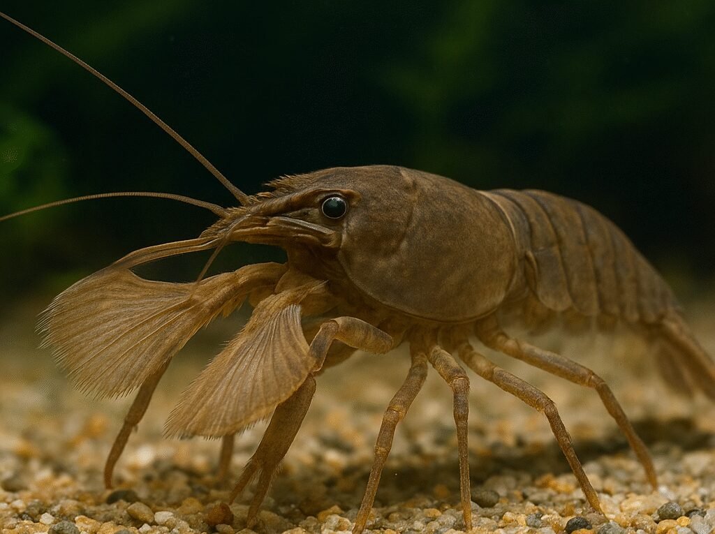 Krewetka filtrująca „wood shrimp” – Atyopsis moluccensis