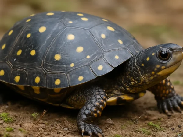 Żółw żółtoplamek – Clemmys guttata