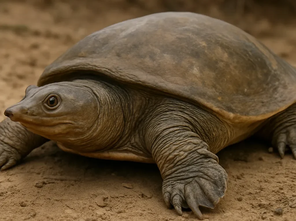 Żółw indyjski miękkoskóry – Nilssonia gangetica