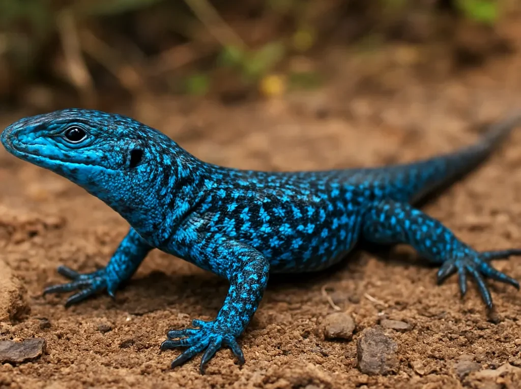 Ameiva błękitna – Holcosus festivus