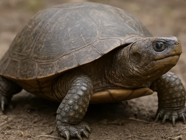 Żółw dirkański – Pelusios castaneus