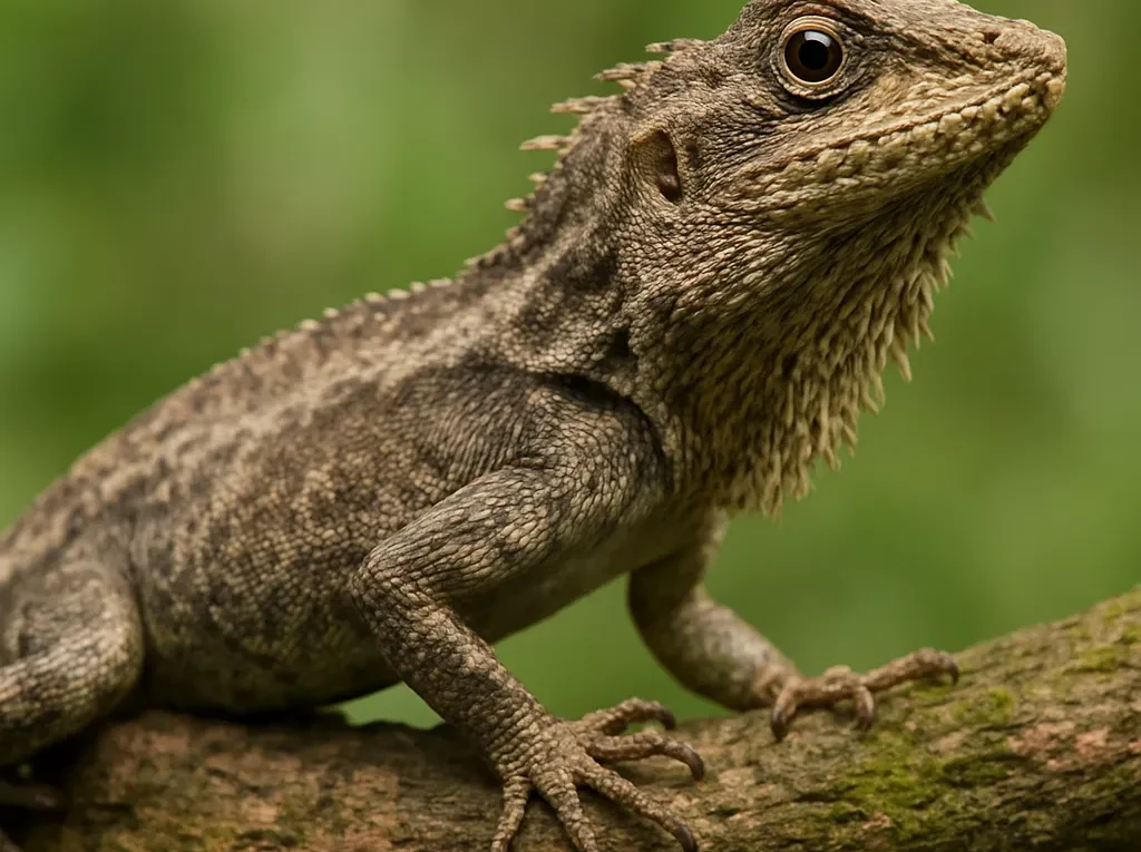 Anolis brodaty – Anolis barbatus