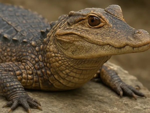 Kaimanik brunatny – Paleosuchus palpebrosus