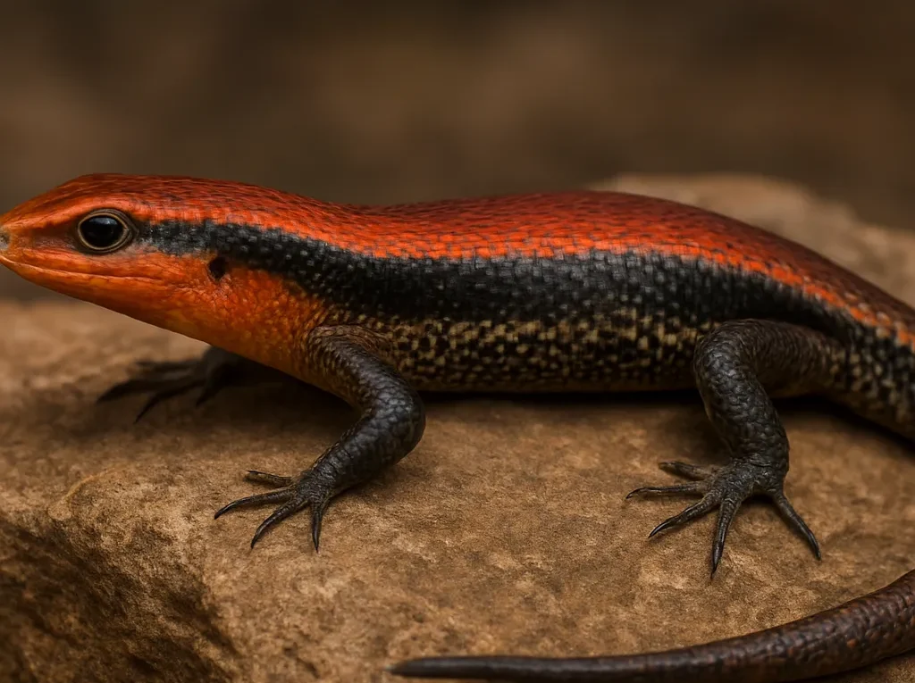 Scynk płomienny – Lepidothyris striatus