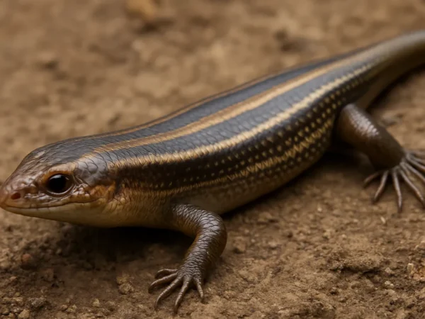 Scynk jedwabisty – Eumeces elegans