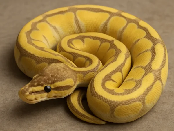Pyton królewski banana – Python regius (odmiana barwna)