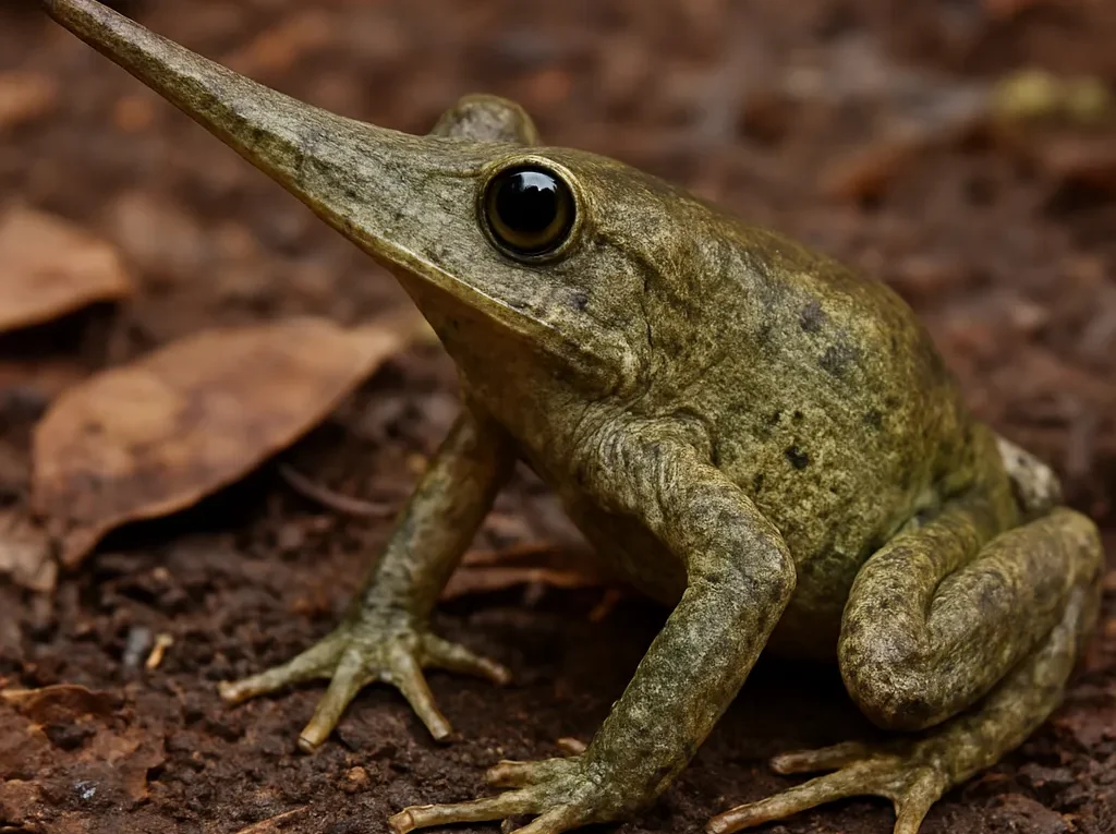 Żaba długonosa afrykańska