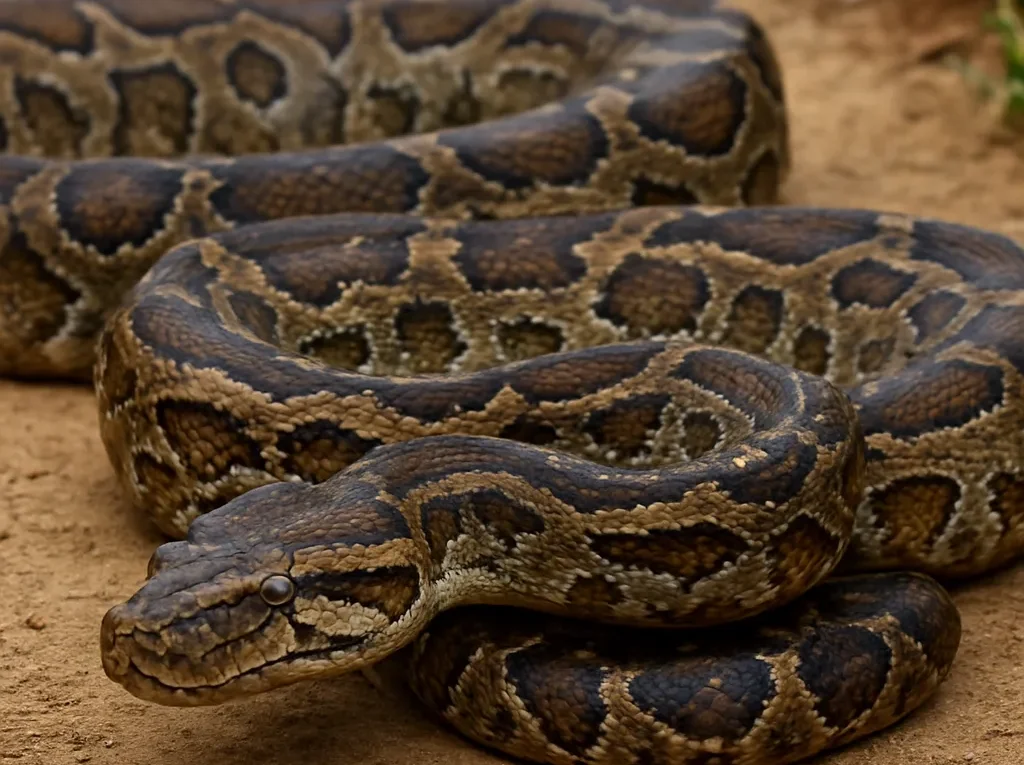 Pyton skalny afrykański – Python natalensis