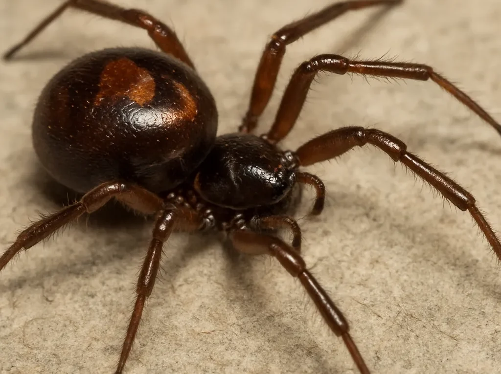 Pająk Steatoda nobilis – Steatoda nobilis
