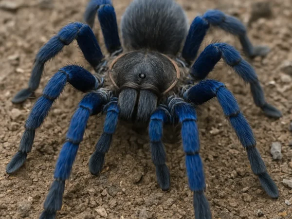 Pająk ptasznik kobaltowy – Haplopelma lividum (Cyriopagopus lividus)