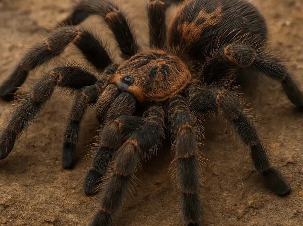 Pająk ptasznik trinidad chevron – Psalmopoeus cambridgei