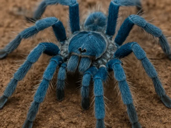Pająk ptasznik niebieski birmański – Chilobrachys fimbriatus