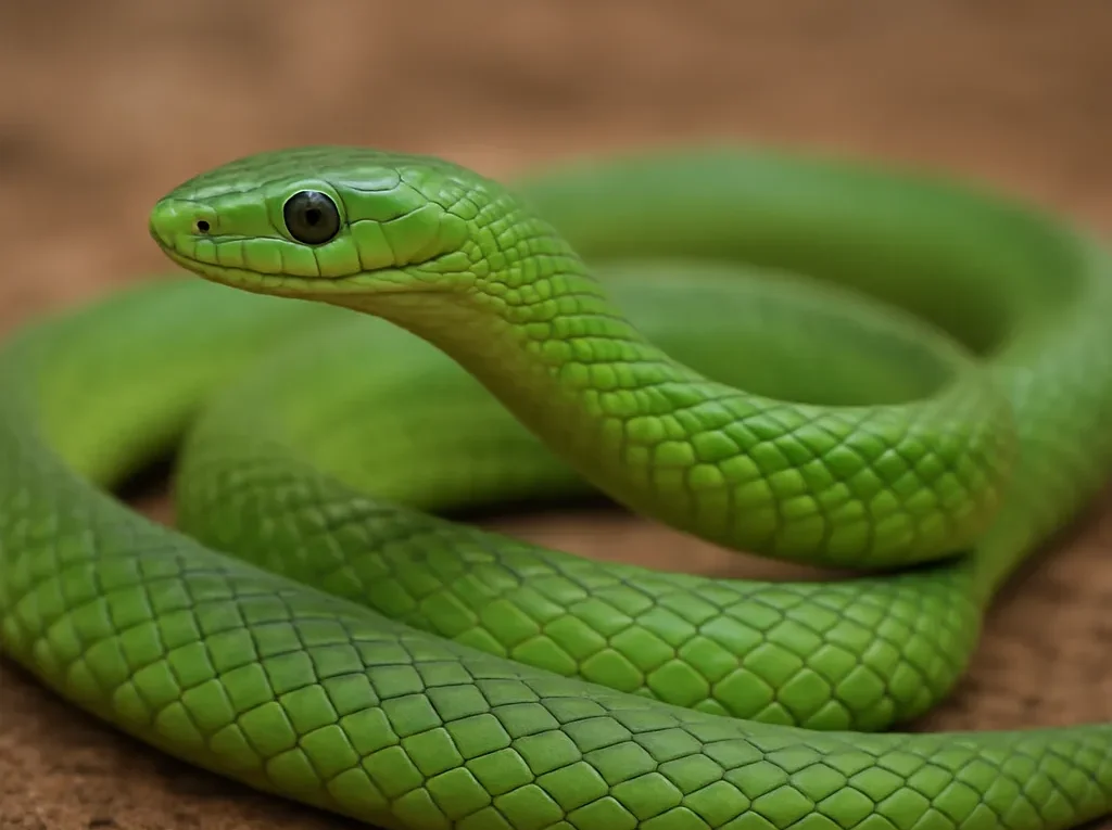 Mamba zachodnia – Dendroaspis viridis
