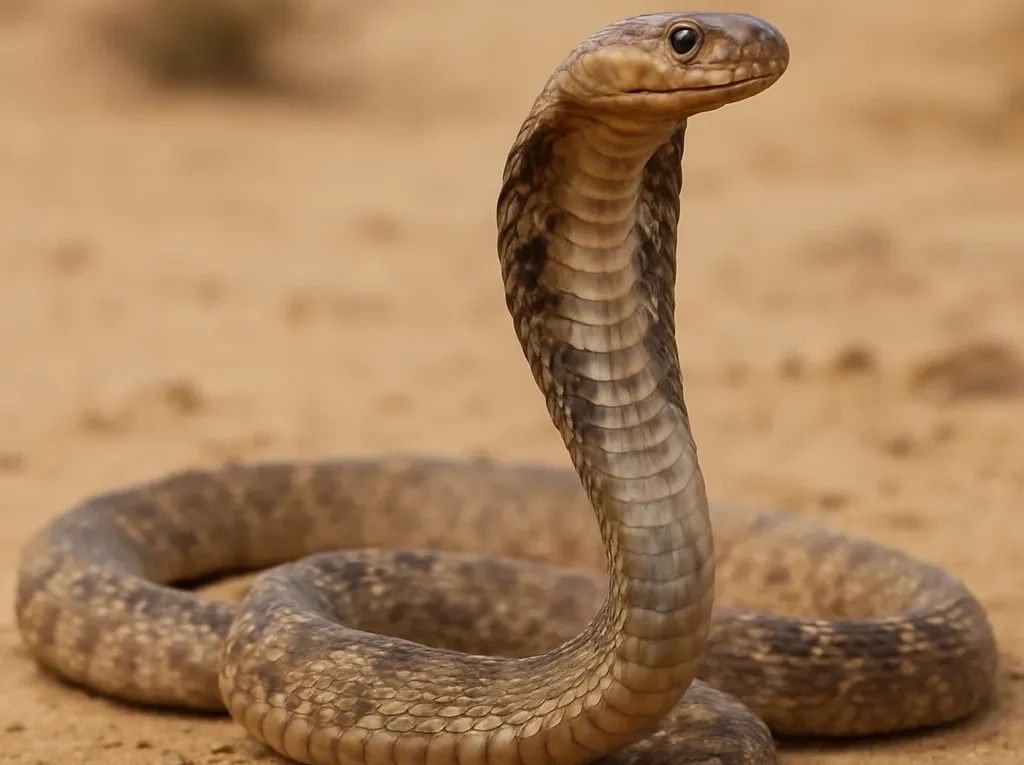 Kobra arabskiej pustyni – Walterinnesia aegyptia