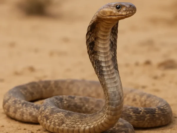 Kobra arabskiej pustyni – Walterinnesia aegyptia