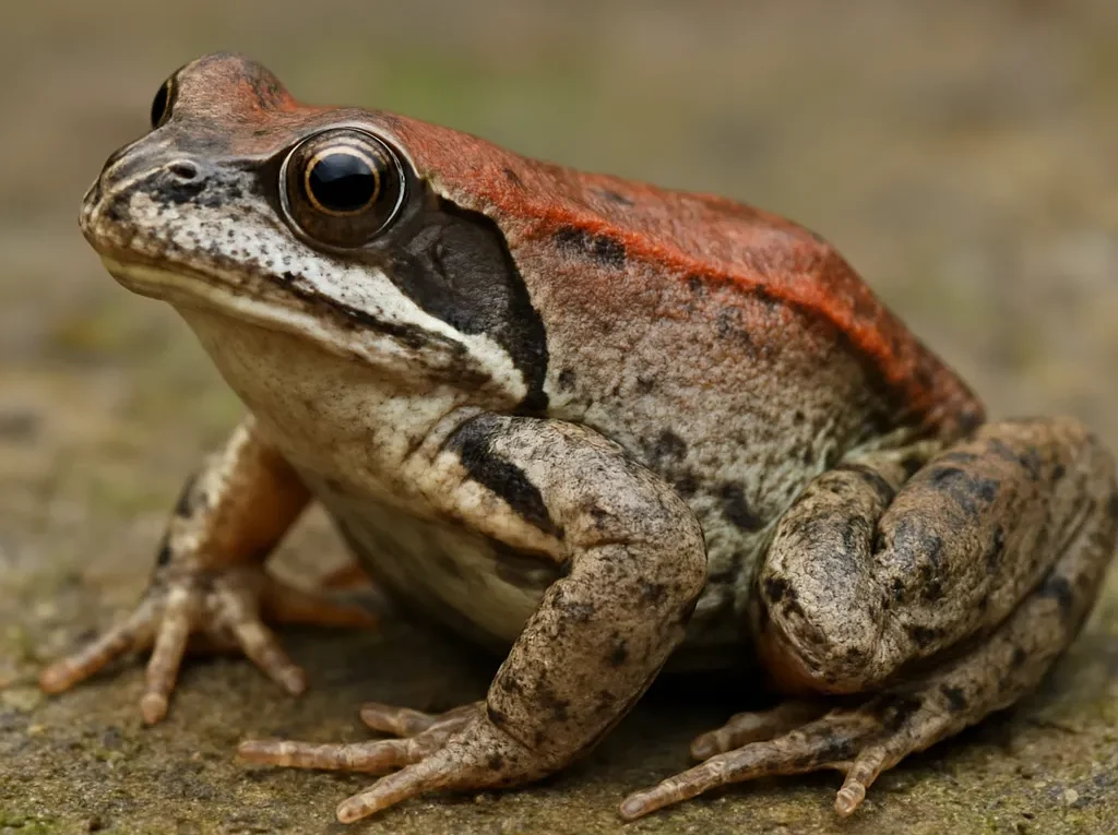 Żaba czerwonogrzbieta