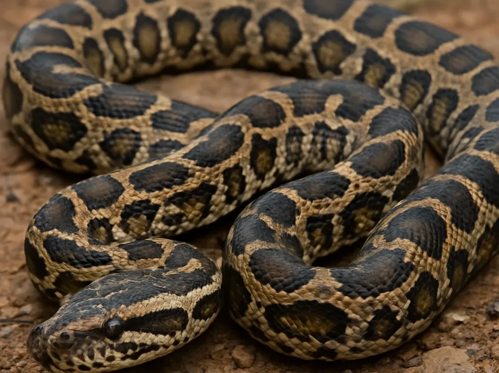 Pyton Angolensis (pyton angolski) – Python anchietae