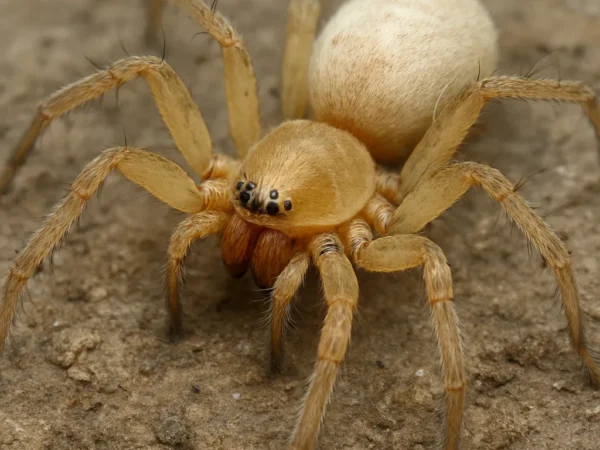 Pająk kolczak zbrojny – Cheiracanthium punctorium