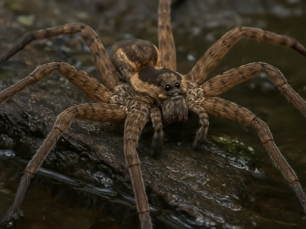 Pająk bagnik większy – Dolomedes plantarius