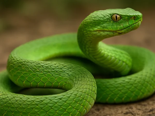 Żmija bambusowa – Trimeresurus gramineus