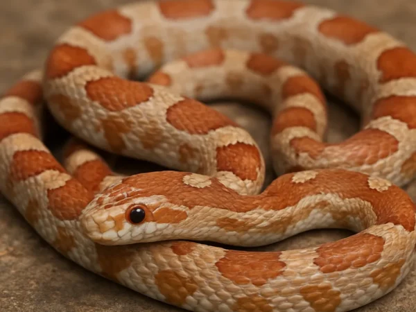 Wąż zbożowy anery – Pantherophis guttatus (odmiana barwna)
