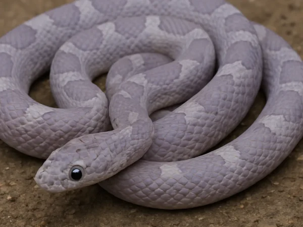 Wąż zbożowy lavender – Pantherophis guttatus (odmiana barwna)