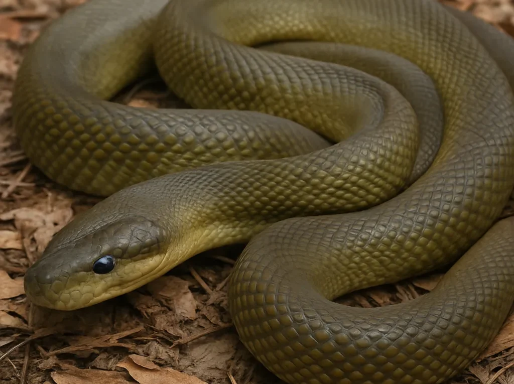Wąż oliwkowy – Liasis olivaceus