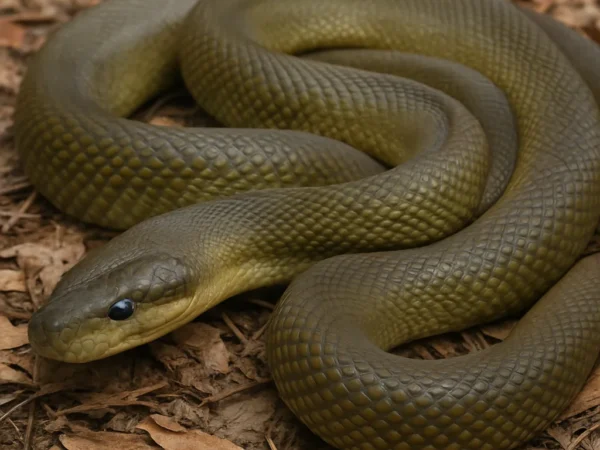 Wąż oliwkowy – Liasis olivaceus