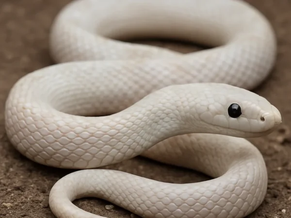 Wąż zbożowy śnieżny – Pantherophis guttatus (odmiana barwna)