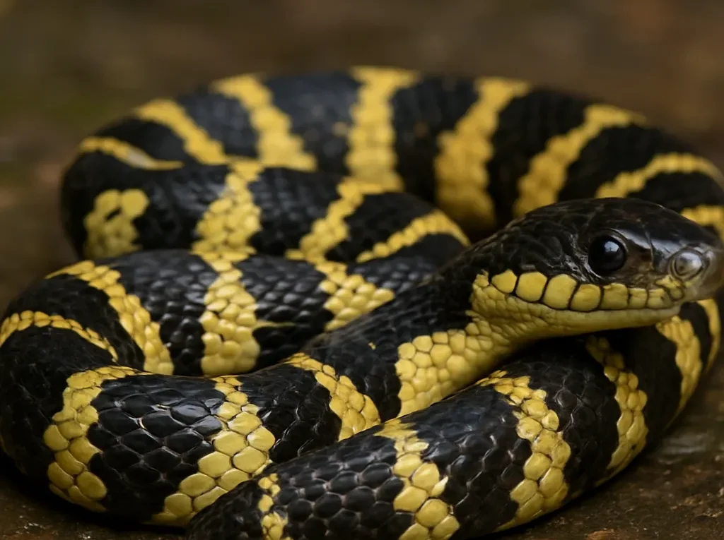 Wąż czarnożółty madagaskarski – Leioheterodon madagascariensis