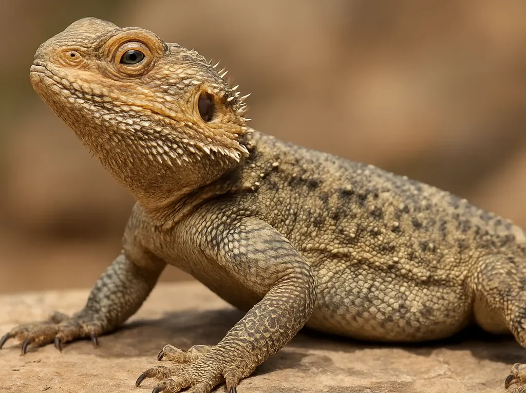Agama królewska – Laudakia stellio