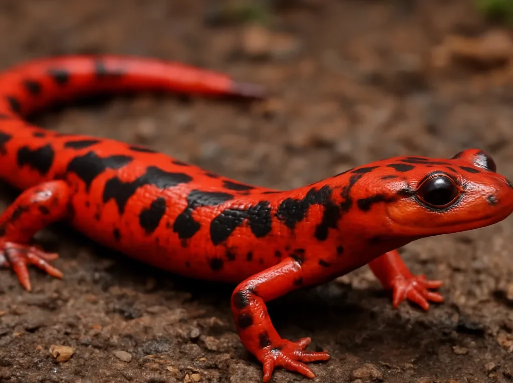 Salamandra meksykańska czerwona