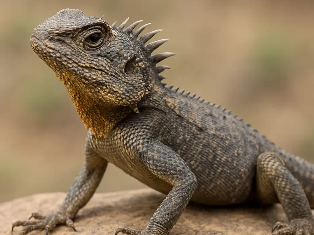 Agama grzebieniasta – Agama cristata