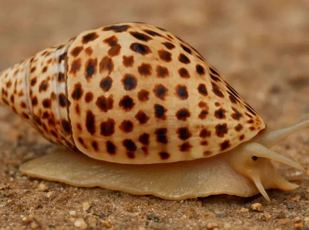 Ślimak Conus ebraeus