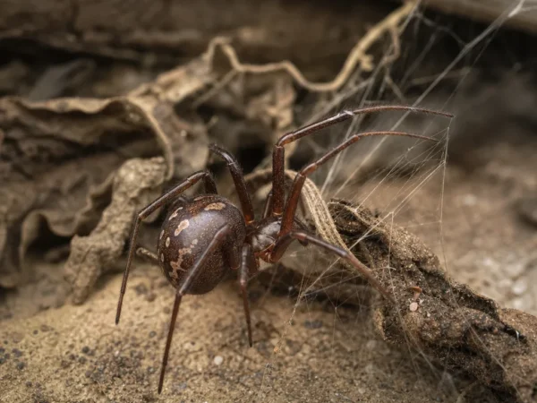 Wdowa brunatna - Latrodectus geometricus - pająk