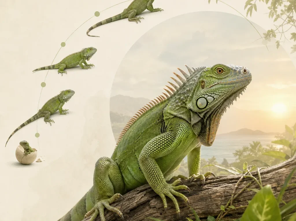 Ile żyje Iguana zielona