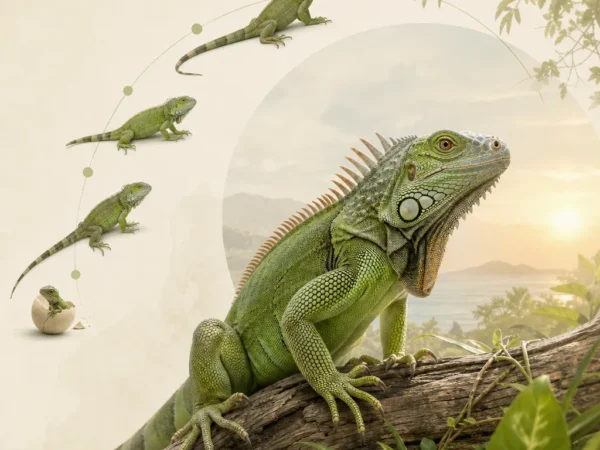 Ile żyje Iguana zielona