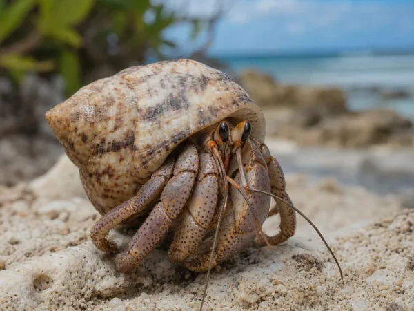 Krab pustelnik karaibski - Coenobita clypeatus - krab pustelnik