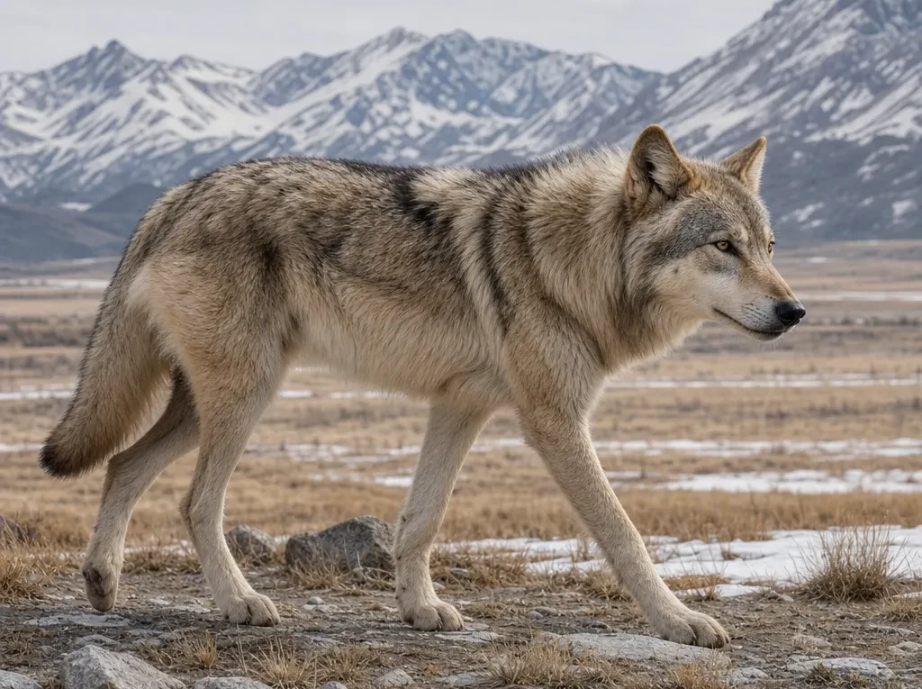 Wilk straszny - Aenocyon dirus