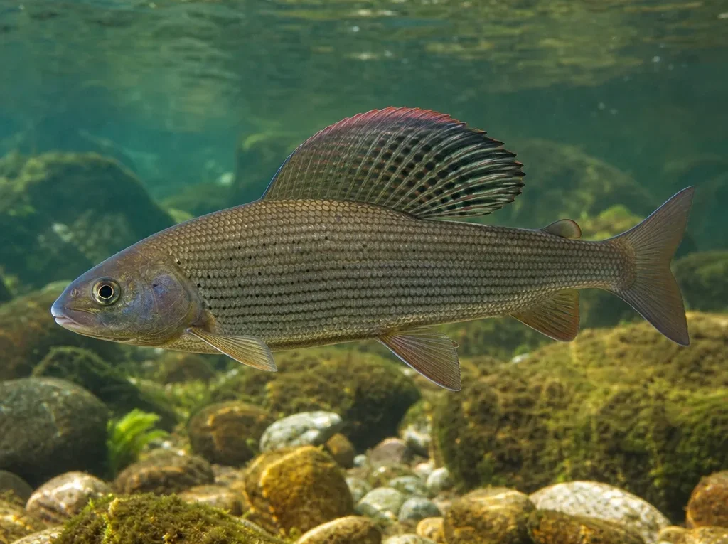 Lipień europejski - Thymallus thymallus