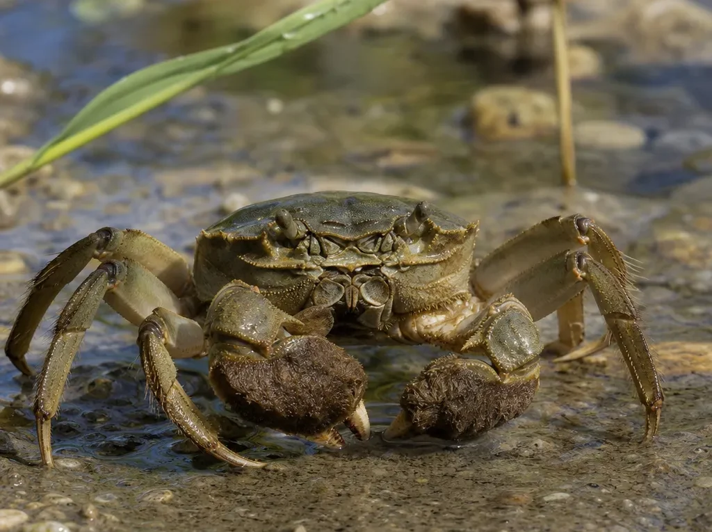 Krab wełnistoszczypcy - Eriocheir sinensis - krab
