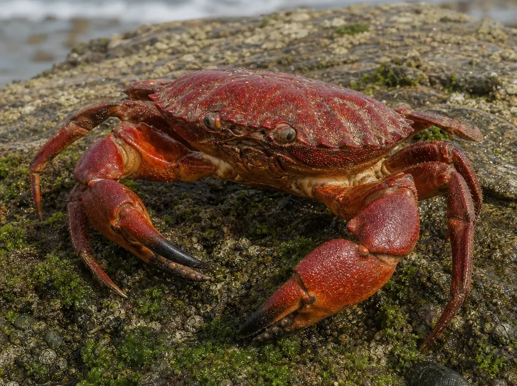 Krab skalny czerwony - Cancer productus - krab