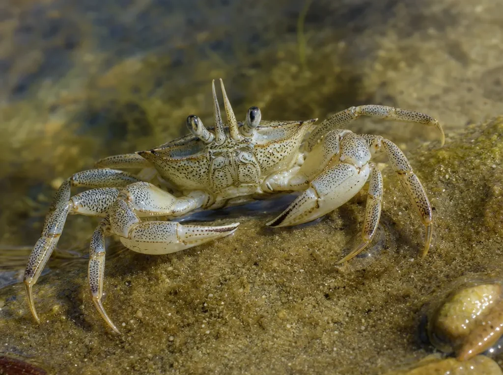 Krab strzałkowy - Stenorhynchus seticornis - krab
