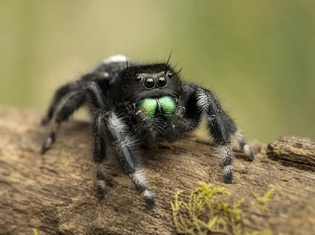 Skakun królewski - Phidippus regius - pająk