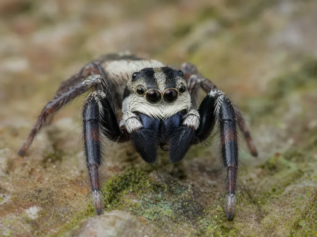 Skakun olbrzymi - Hyllus giganteus - pająk